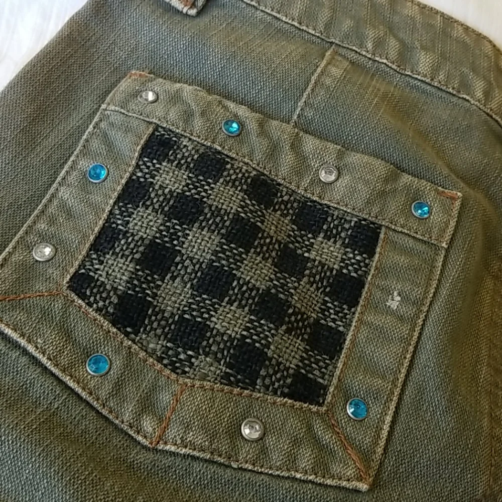 Current Character Cargo Jeans Green Small